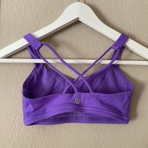 Purple Size 2 Lululemon Free to Be Sports Bra